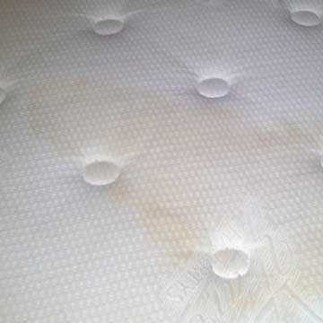 Unknown Mattress Stain. The owners didn't divulge the cause of this stain. So it took several tries...