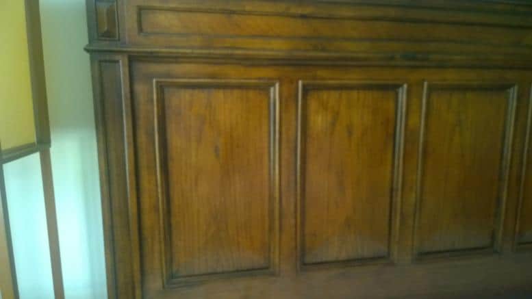 Headboard after Repair