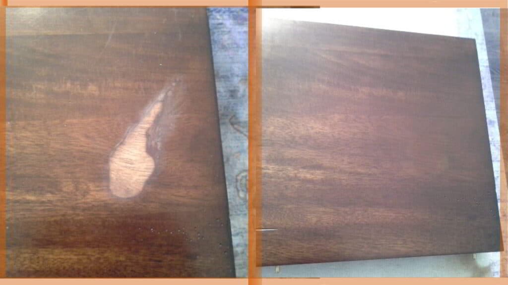 Fingernail Polish Disaster on a Coffee Table