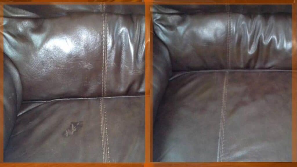 Flea Control Medicine Damage on Leather Couch » MasterTech Furniture Repair