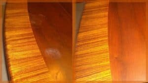 White Heat Spots on a Variegated Table Top » MasterTech Furniture Repair