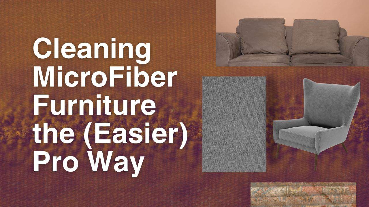 Cover image for cleaning microfiber furniture