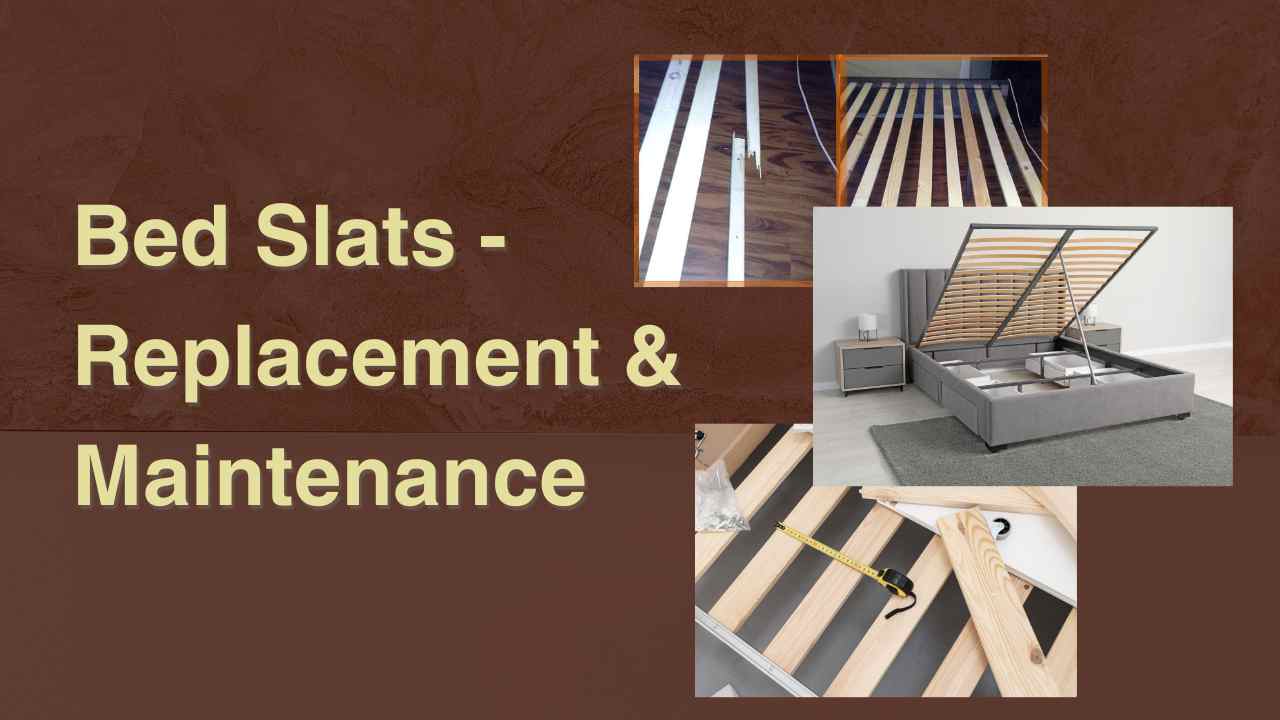 High-quality bed slats for replacement and maintenance, ensuring durability and support for various.