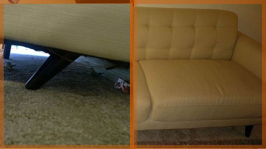 Another Sofa Saved from a Broken Leg